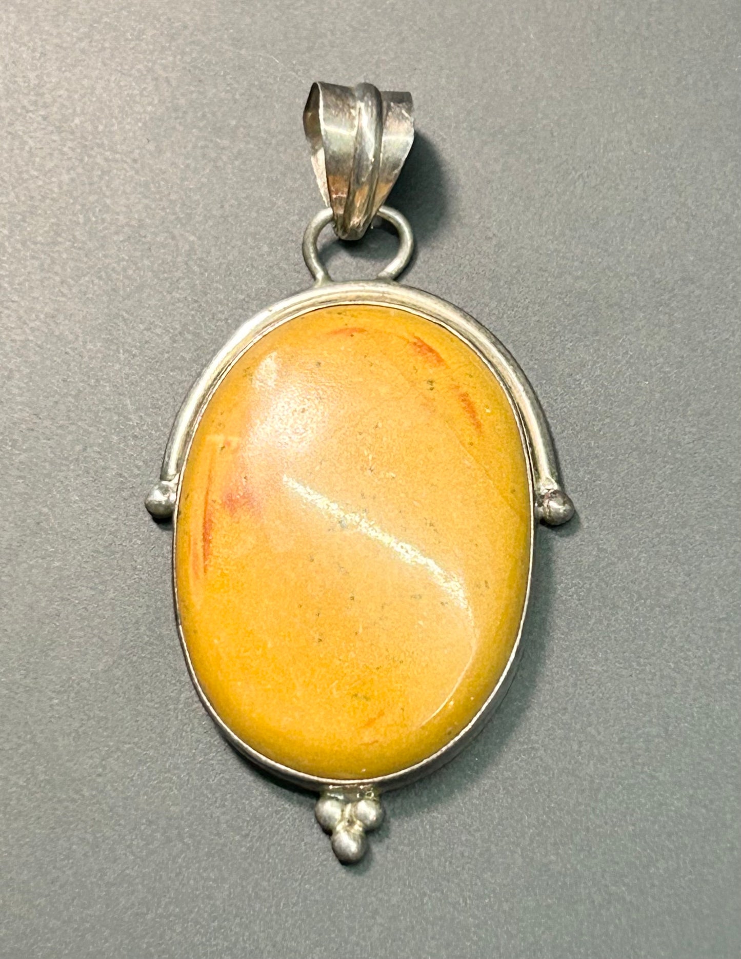 Sterling Silver Mookaite Jasper Pendant