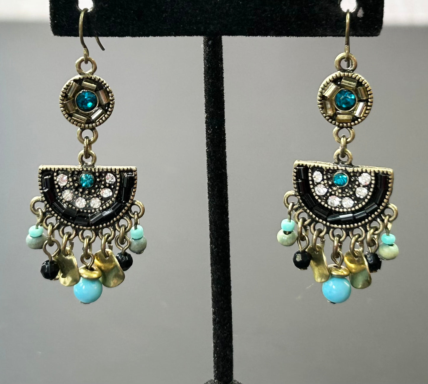 Rhinestone Dangle Earrings