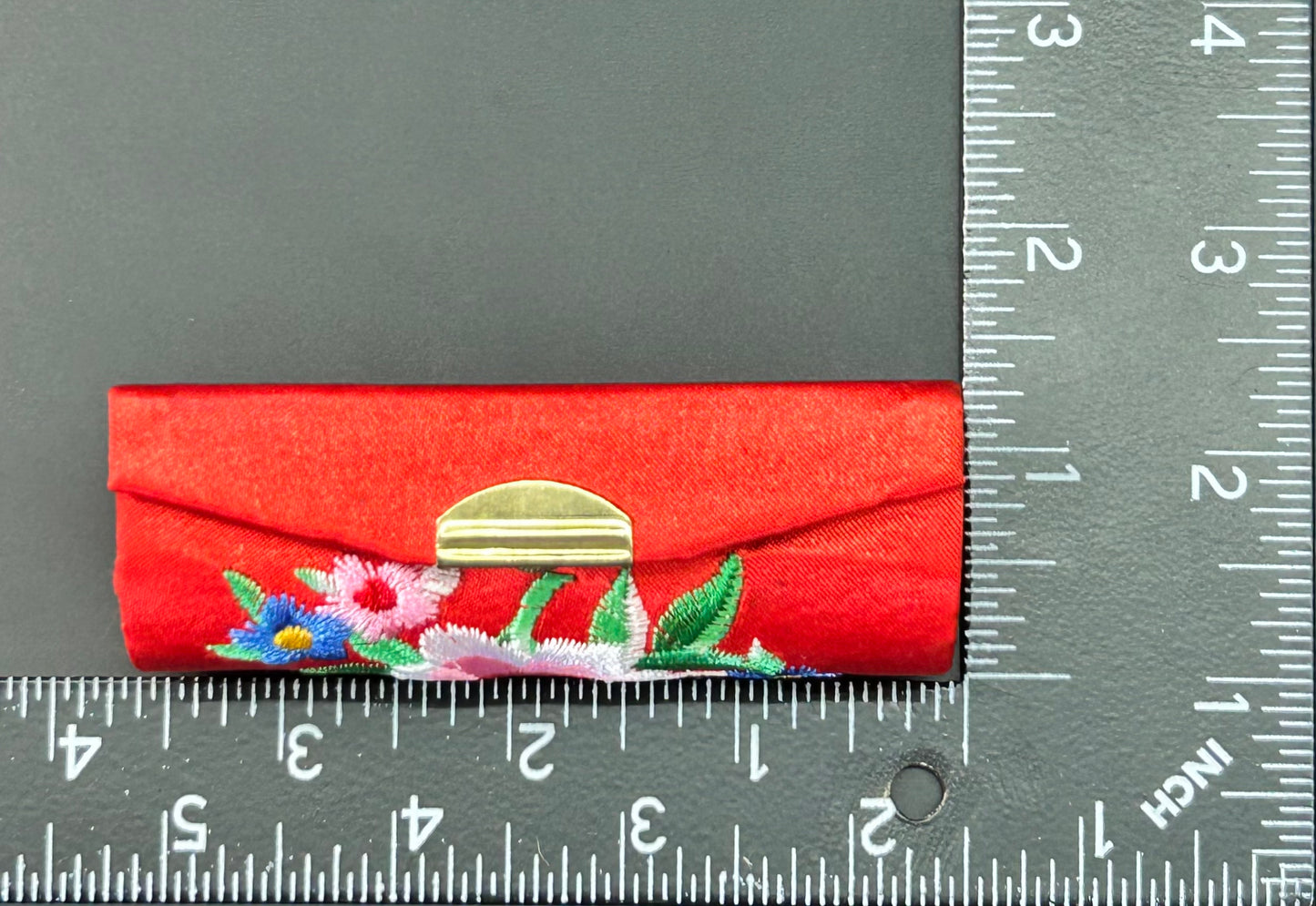 Embroidered Lipstick Case