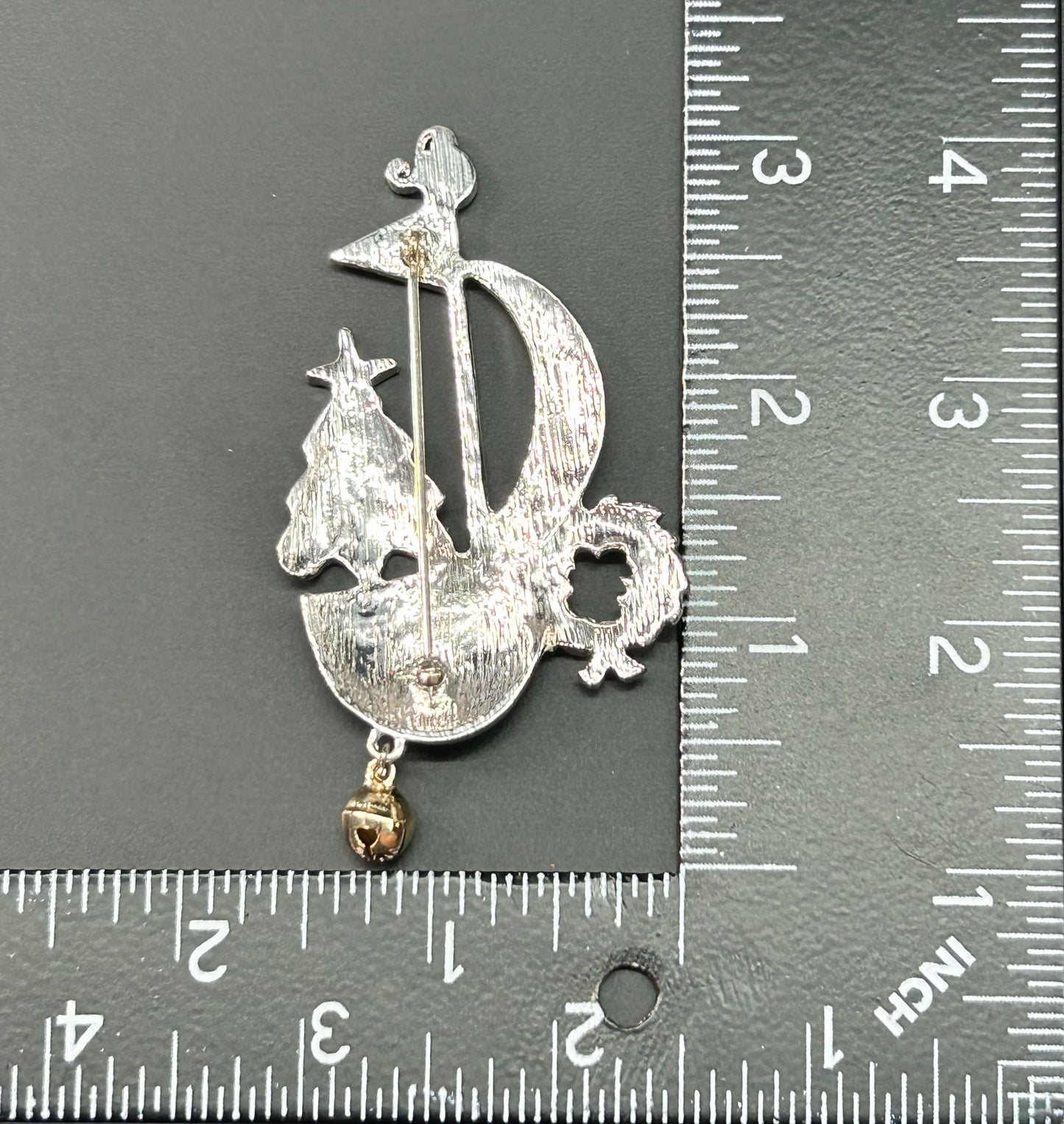 Christmas Sail Boat Brooch