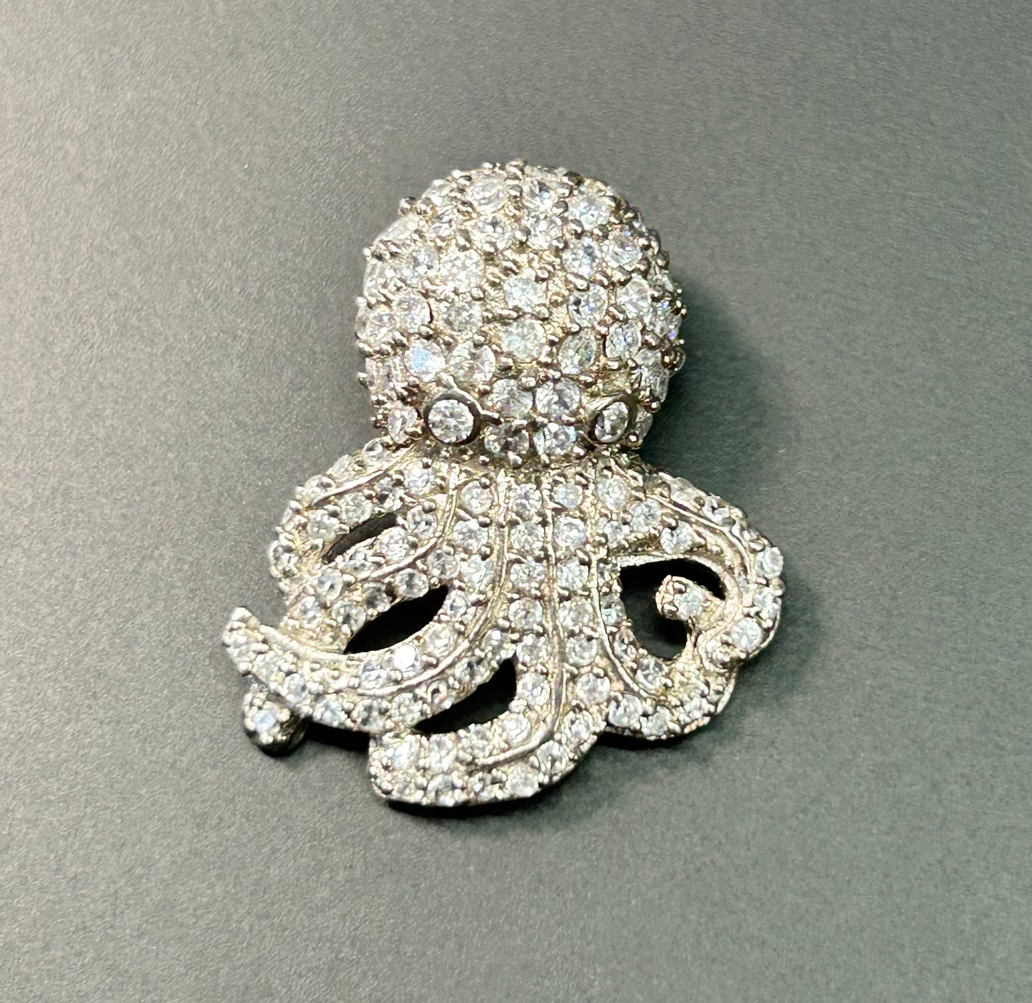 Sterling Silver Octopus Pendant