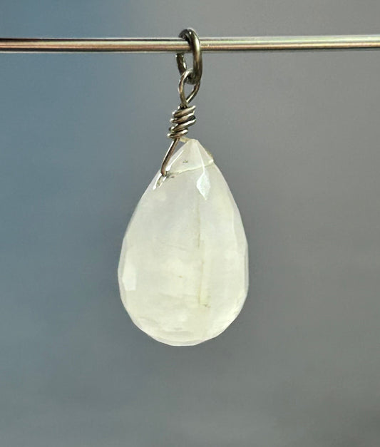 Sterling Silver Rose Quartz Pendant