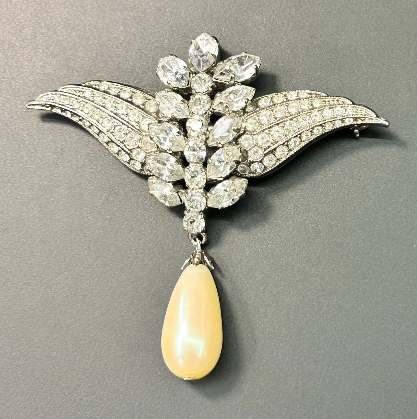 Western Germany Rhinestone Brooch