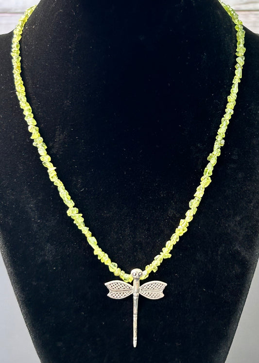 Sterling Silver Dragonfly Necklace