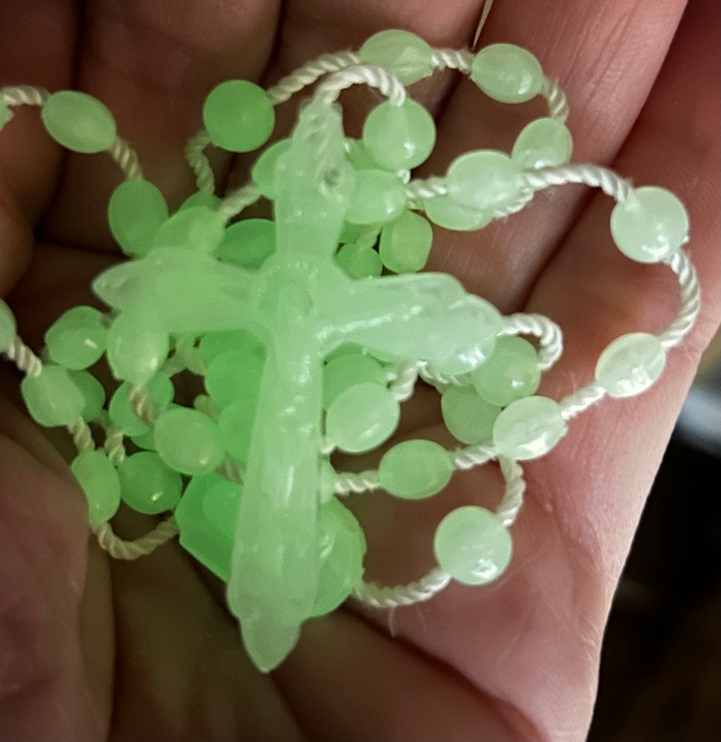 Acrylic Glow in the Dark Rosary