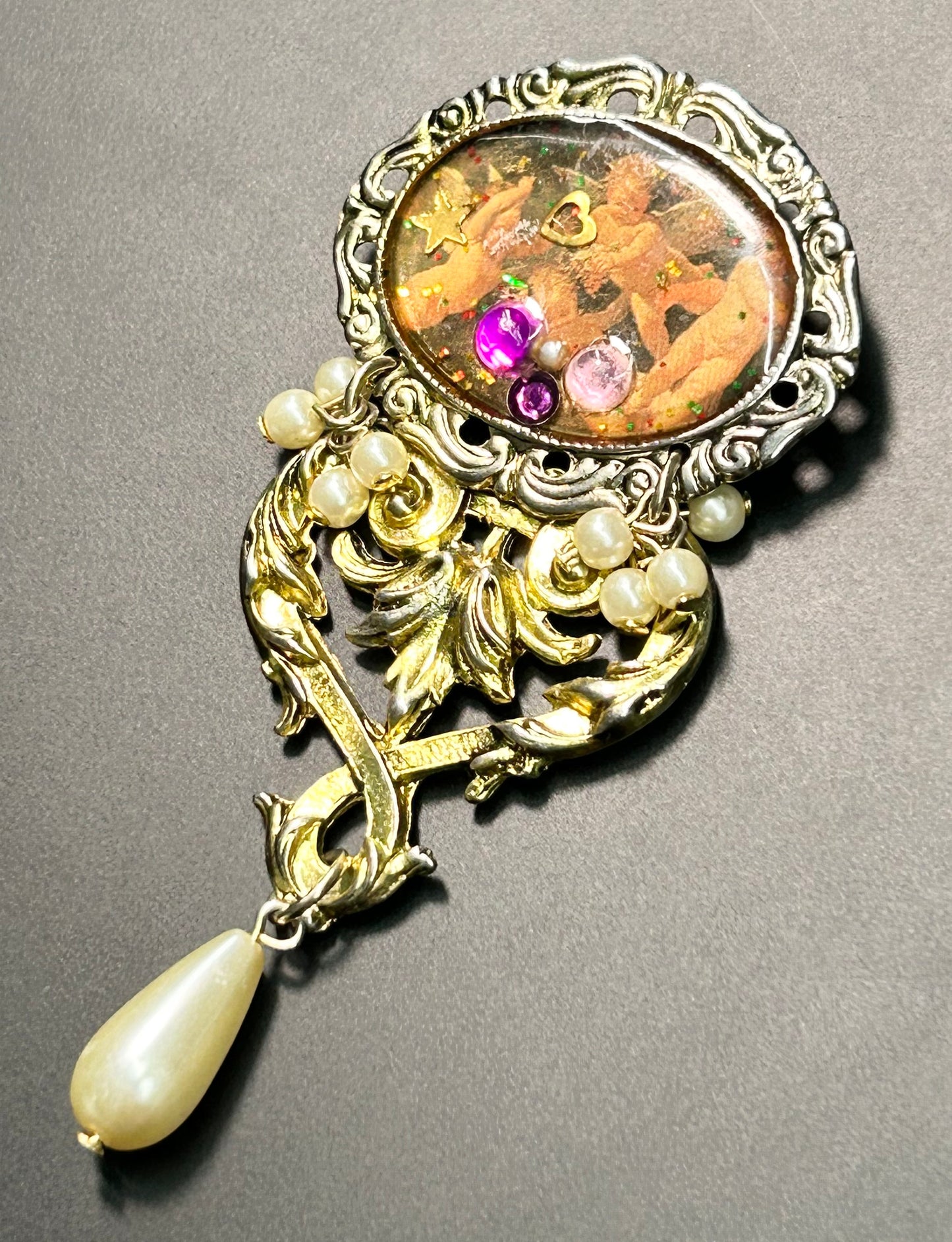 Cherub Brooch