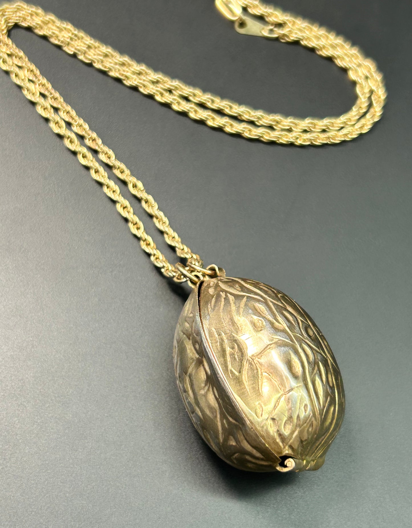 Vintage Walnut Necklace