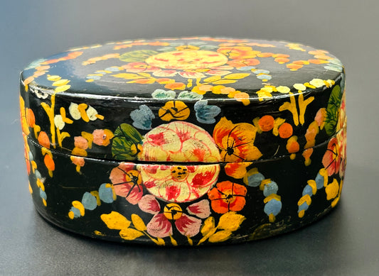 Kashmir Hand Painted Trinket Box