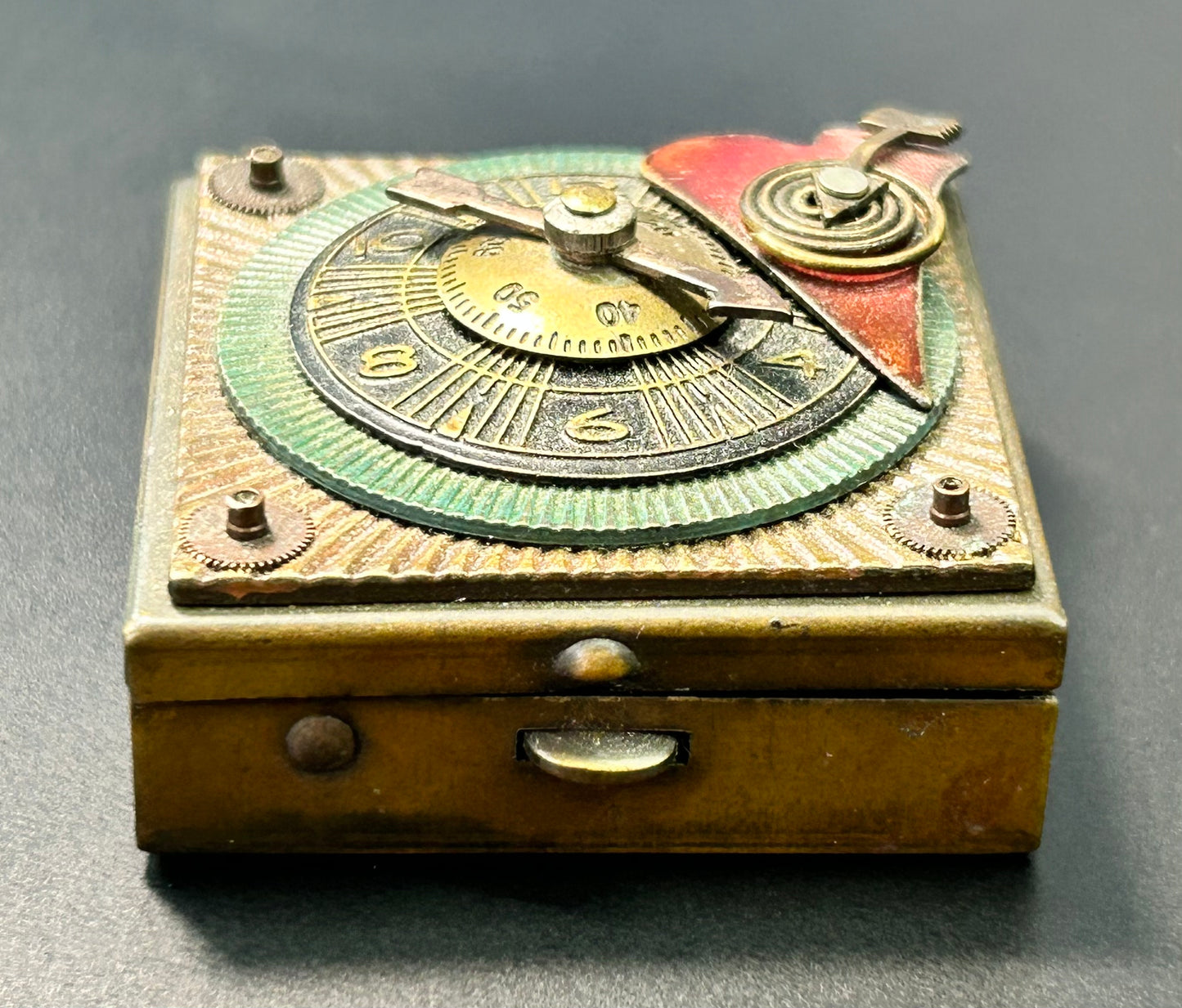Metal Steampunk Small Travel Case