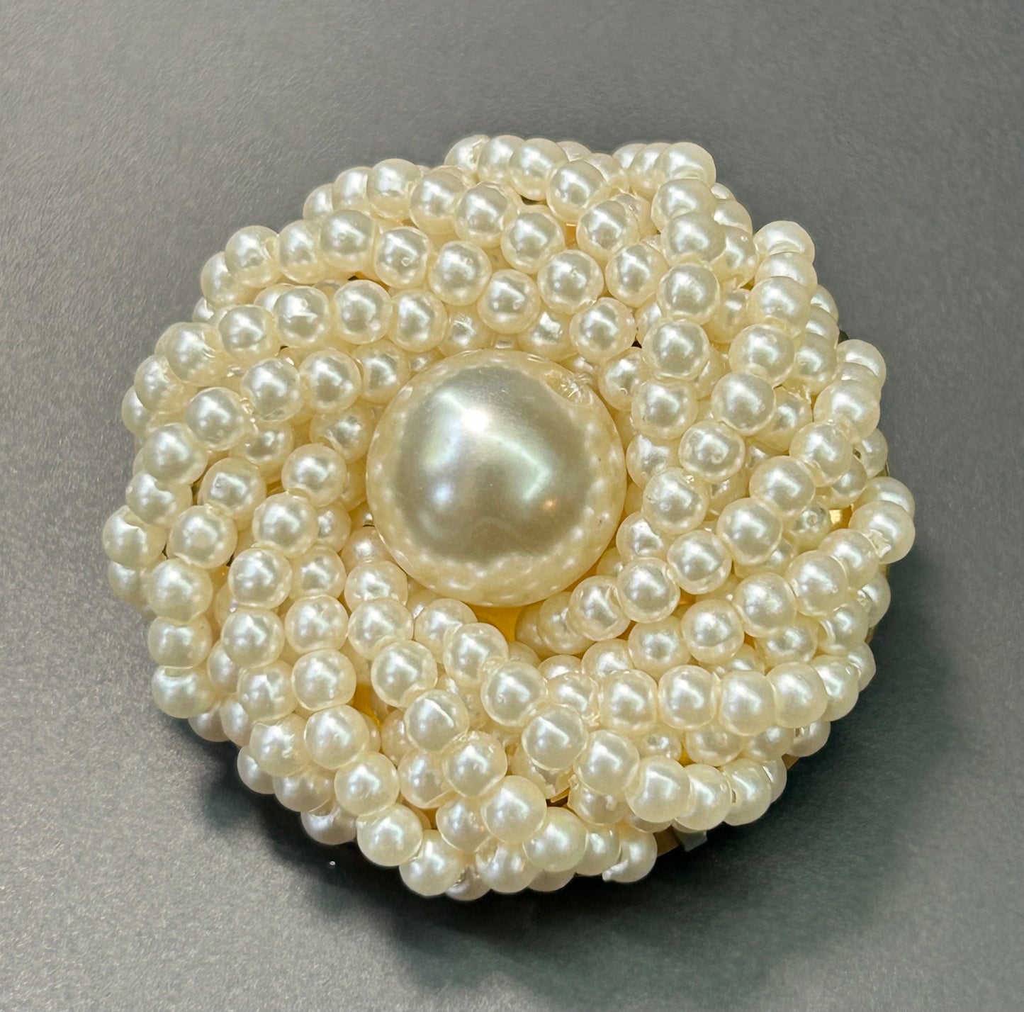 Vintage Faux Pearl Brooch
