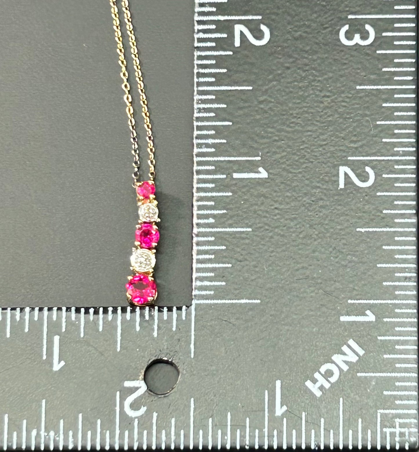 Sterling Silver Vermeil CZ Necklace