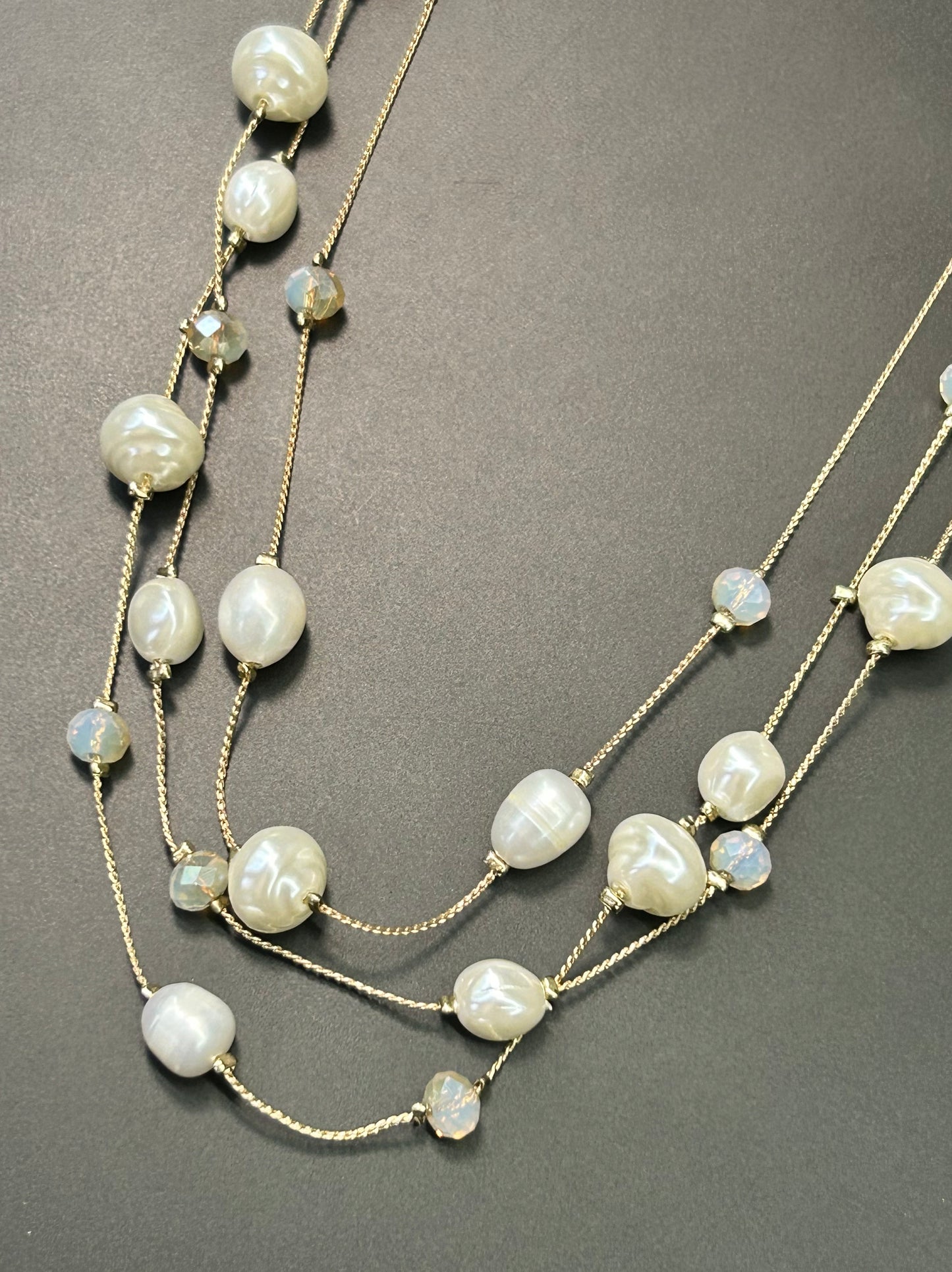 Faux Pearl Necklace