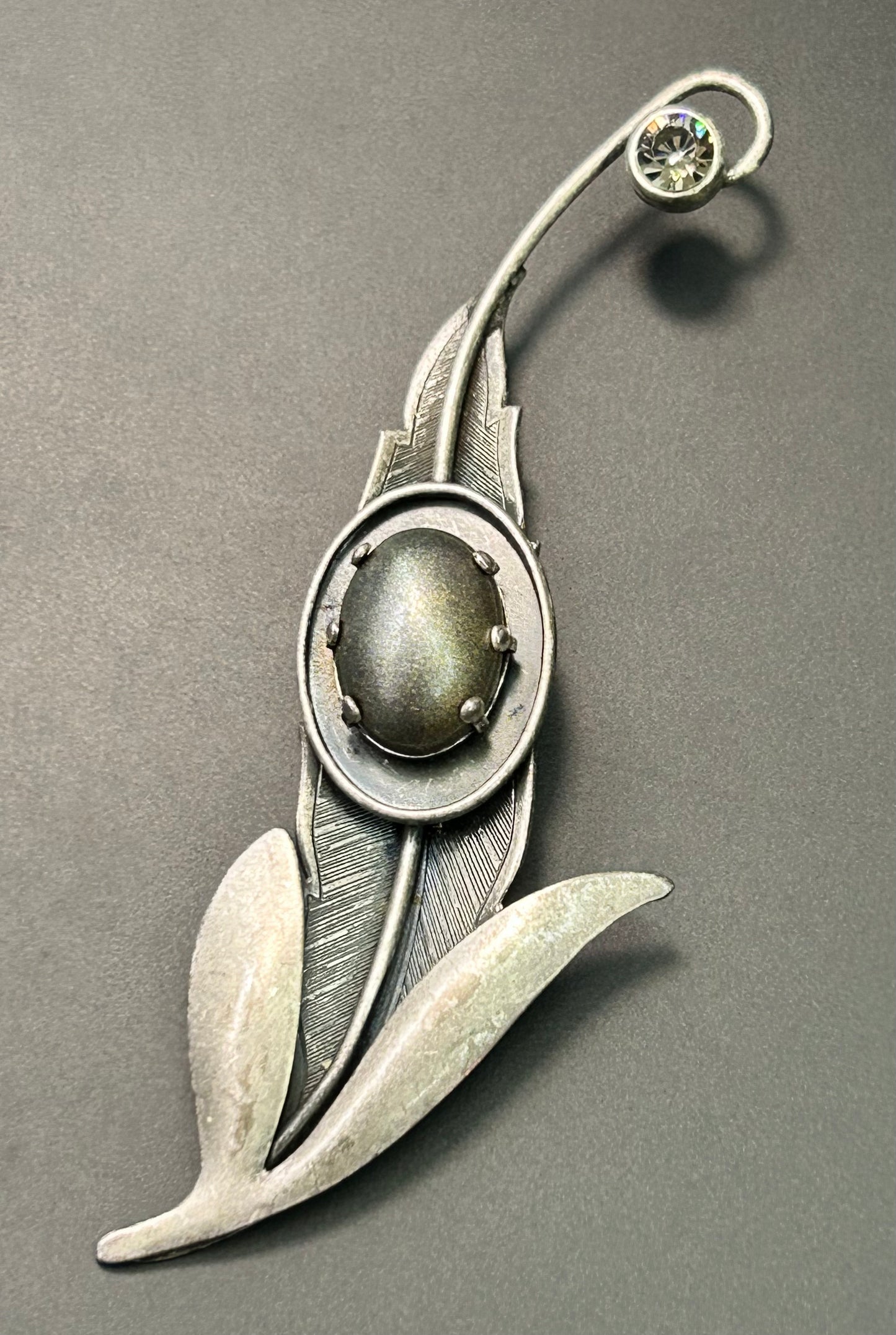 Vintage Silver Tone Brooch