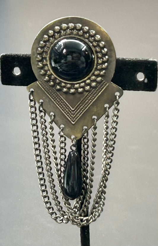 Brass Tone Brooch