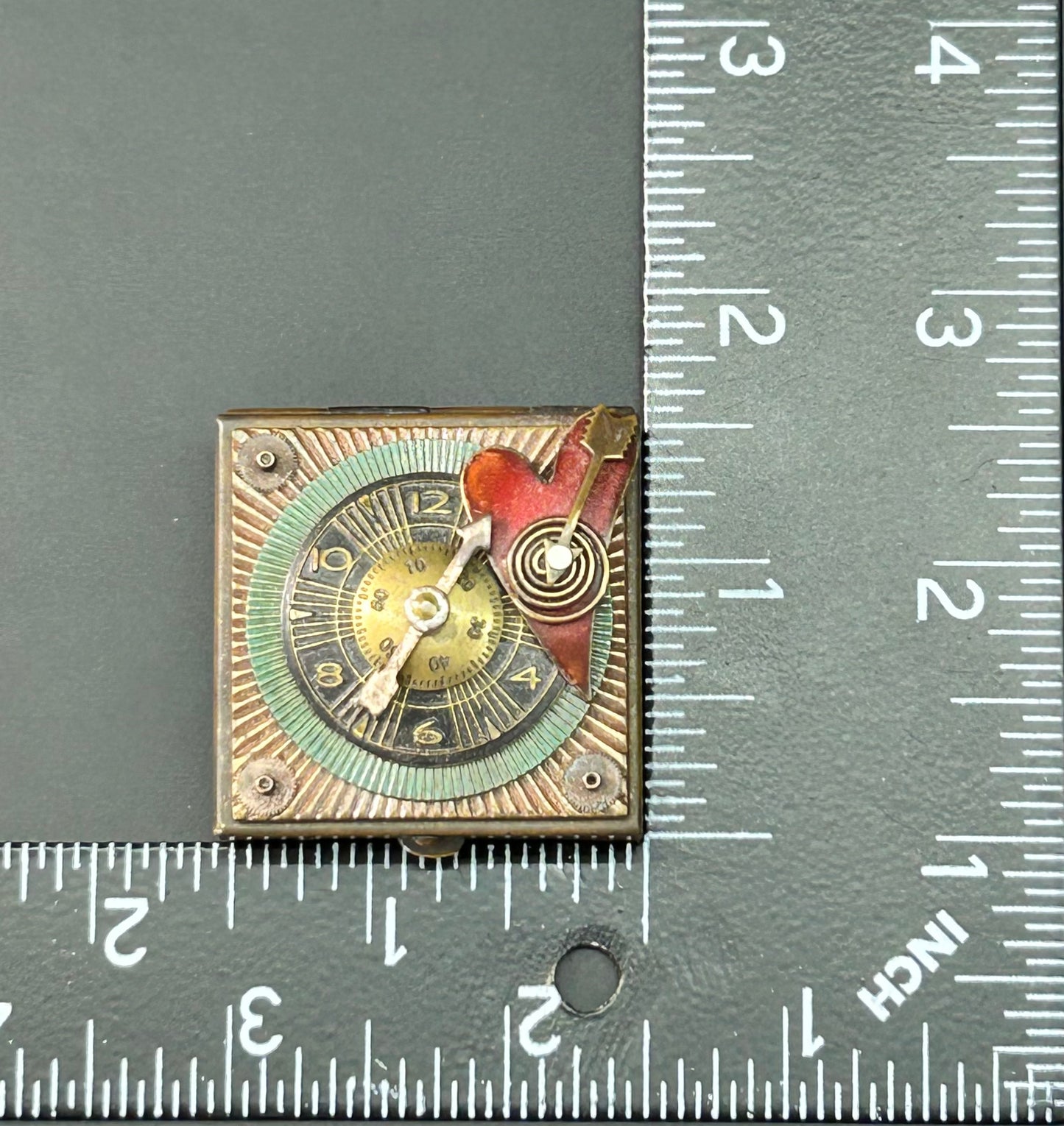 Metal Steampunk Small Travel Case