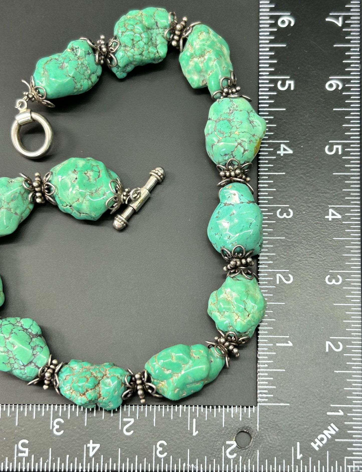 Sterling Silver Turquoise Necklace