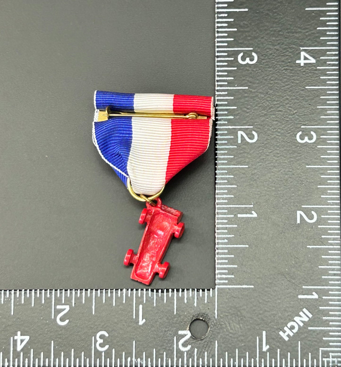 Pinewood Derby Medal Ribbon Pin