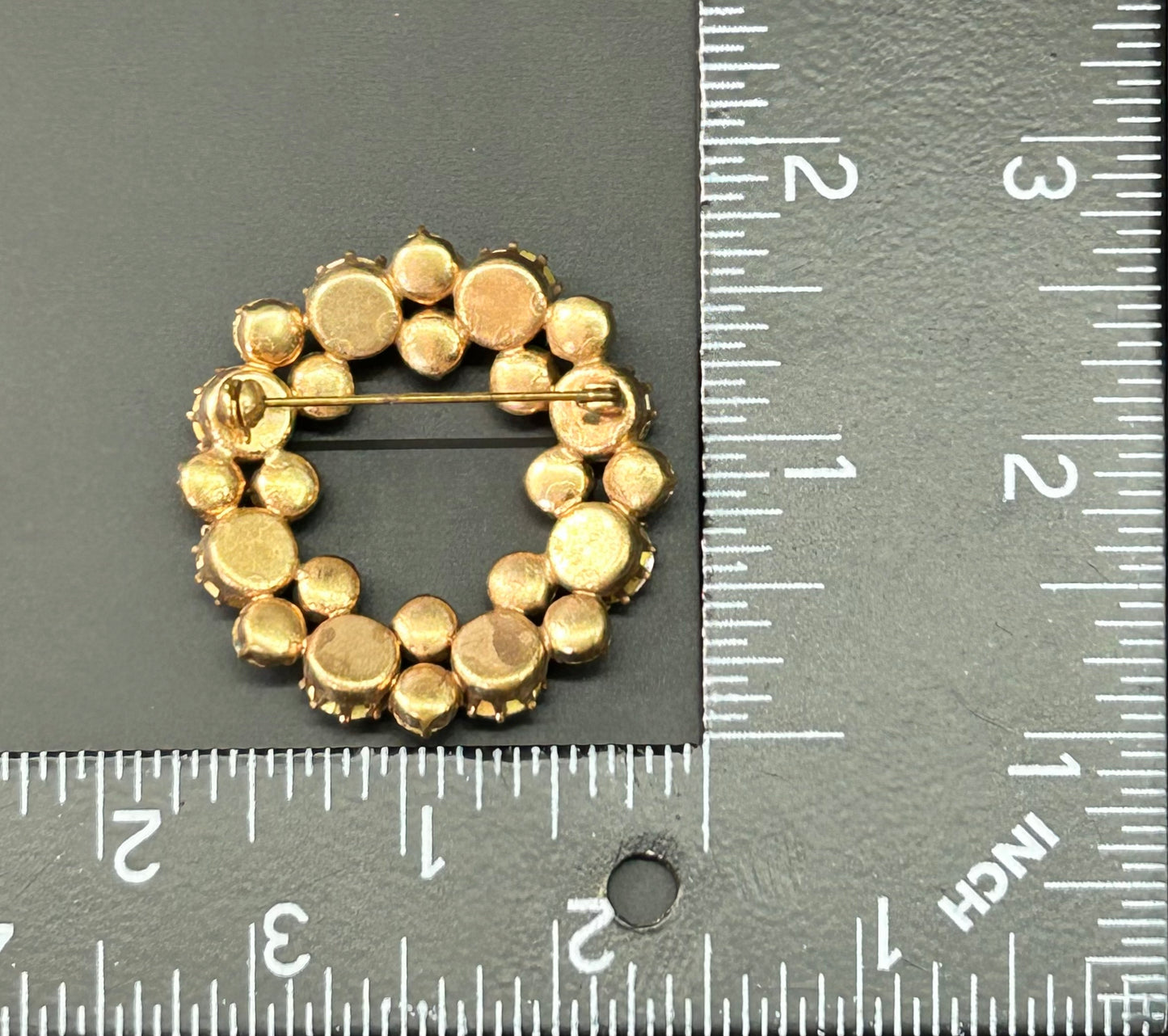 Vintage AB Rhinestone Brooch