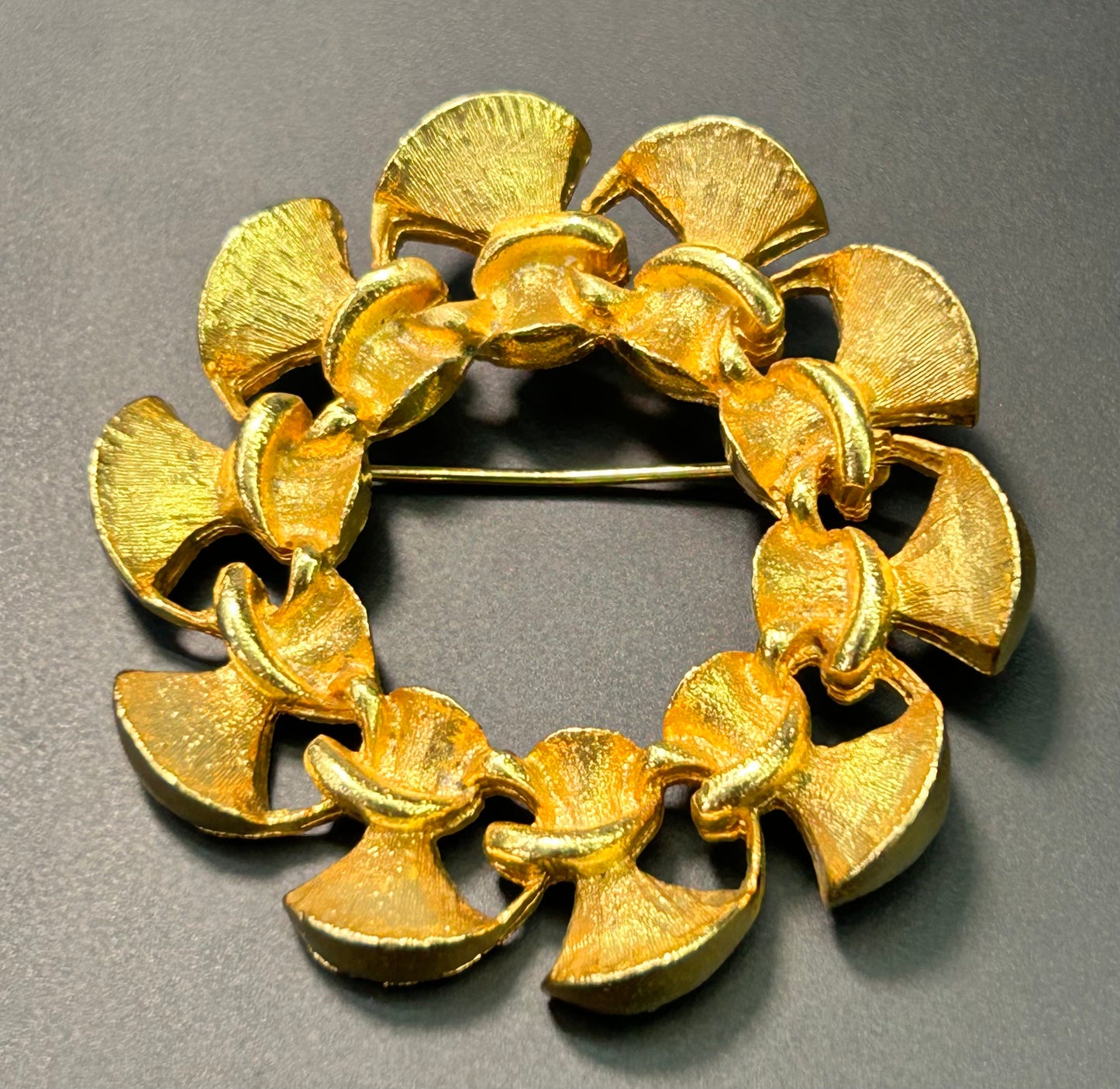 OBCO 66 Vintage Wreath Brooch