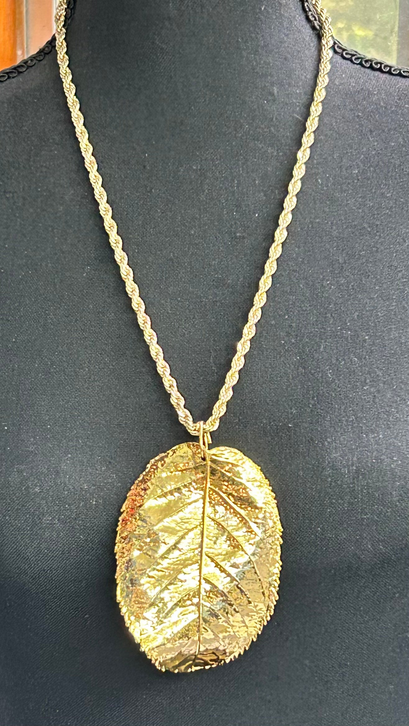 Large Leaf Necklace