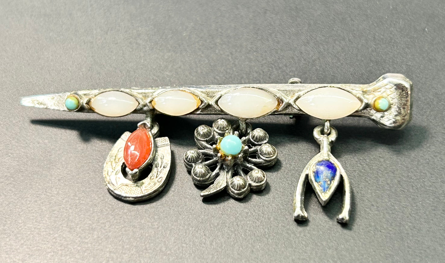 Florenza Horseshoe Nail Brooch