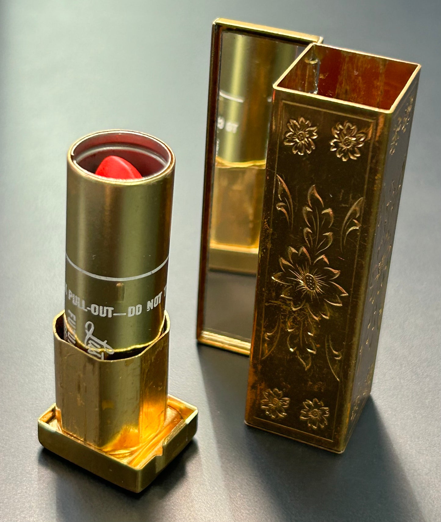 Vintage Revlon Lipstick Mirror Case