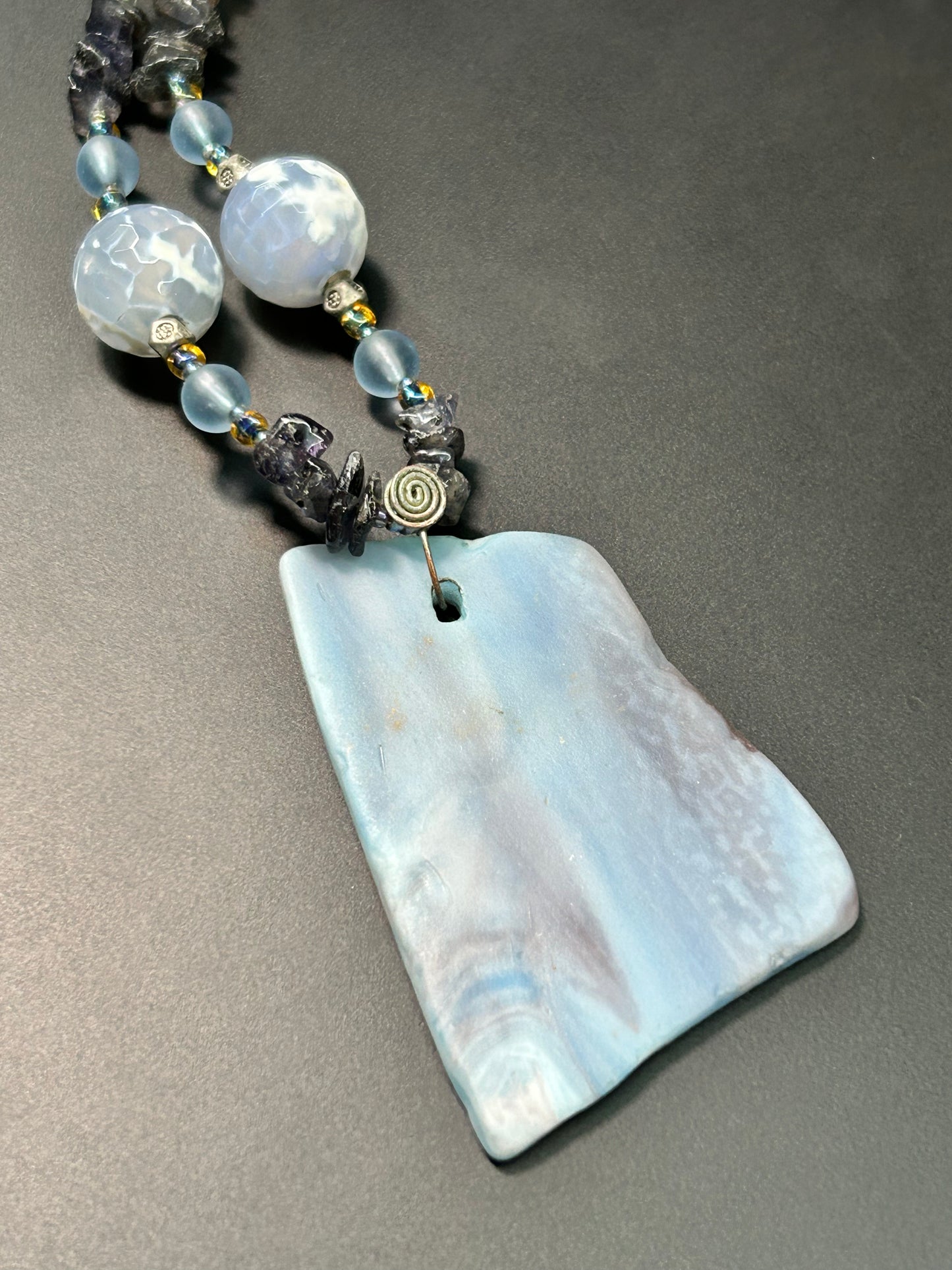 Glass & Stone Necklace