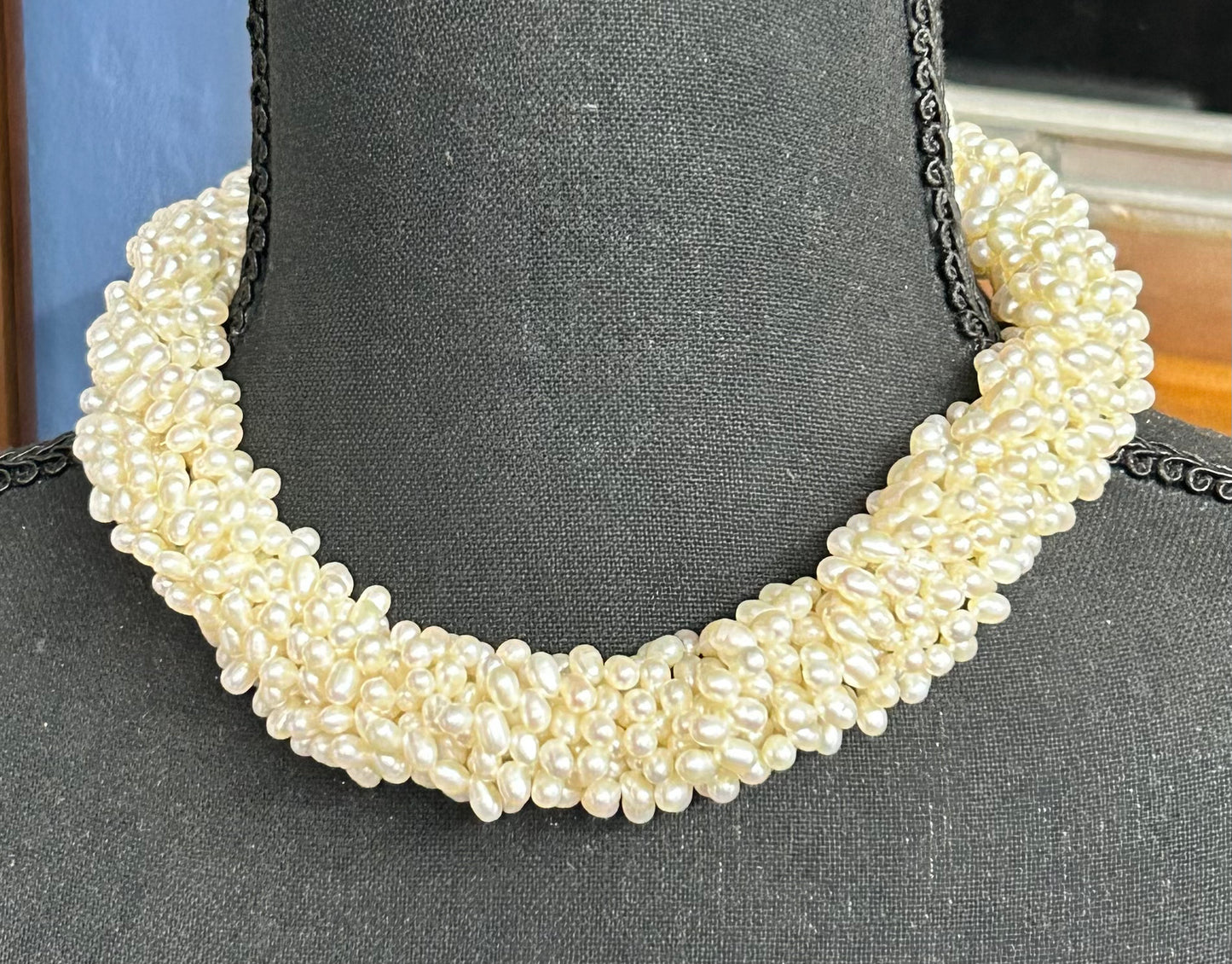 Sterling Silver Pearl Necklace