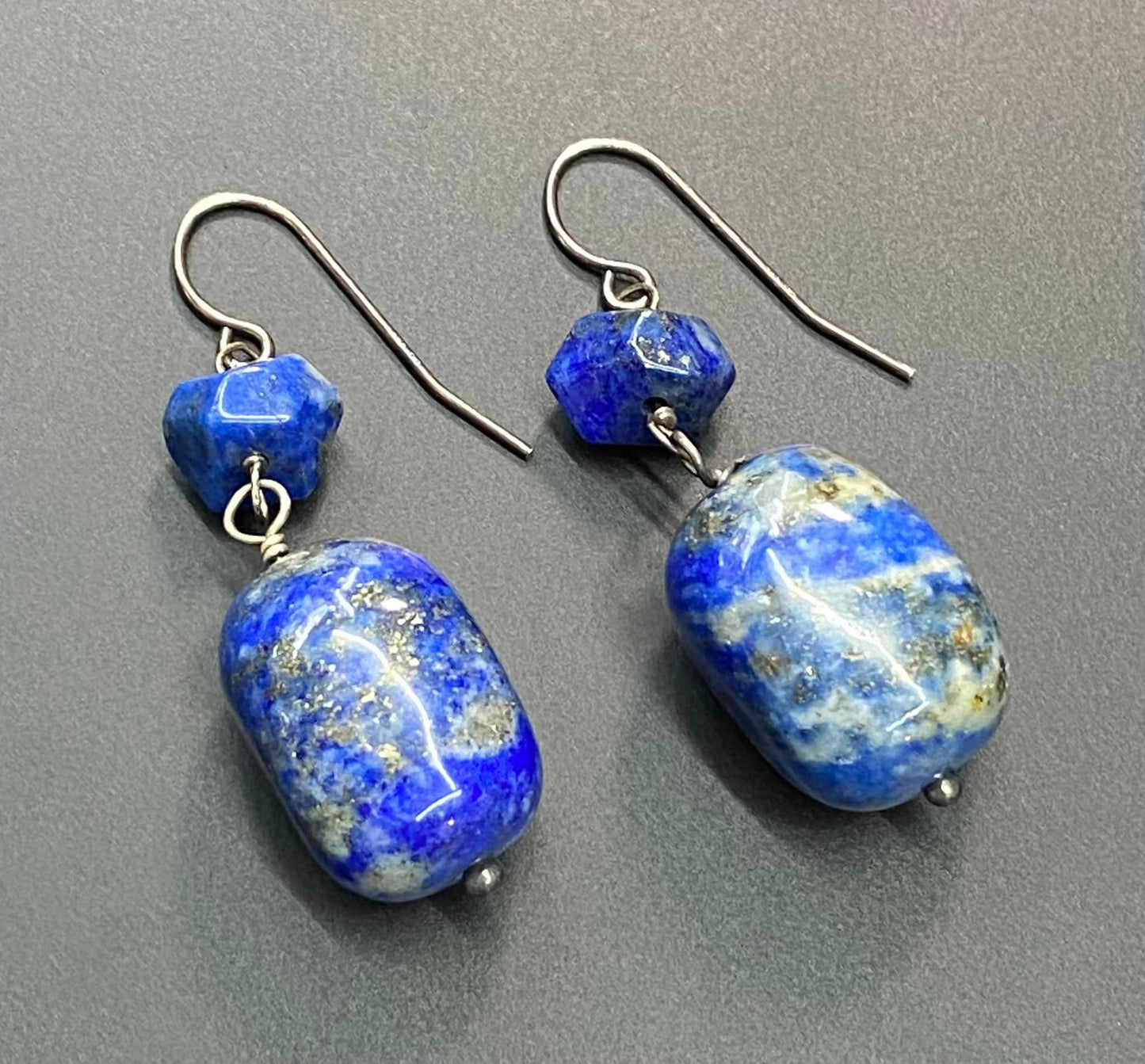 Sterling Silver Lapis Lazuli Earrings