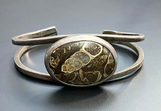 Sterling Silver Turtella Jasper Bracelet