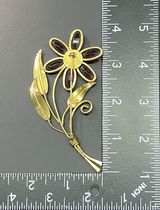 Craft By Coro Sterling Silver Vermeil Brooch