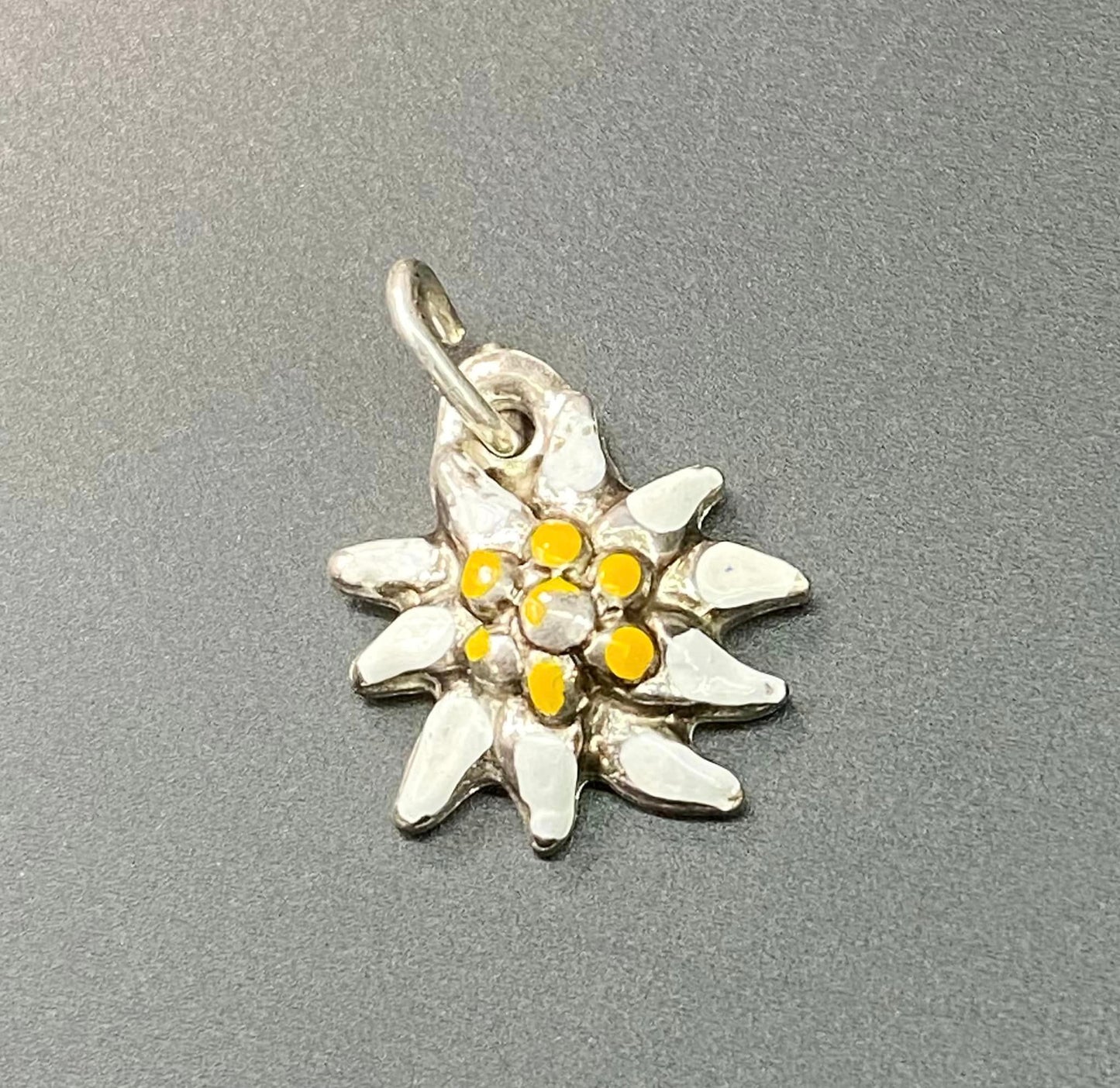 800 Silver Flower Charm or Pendant