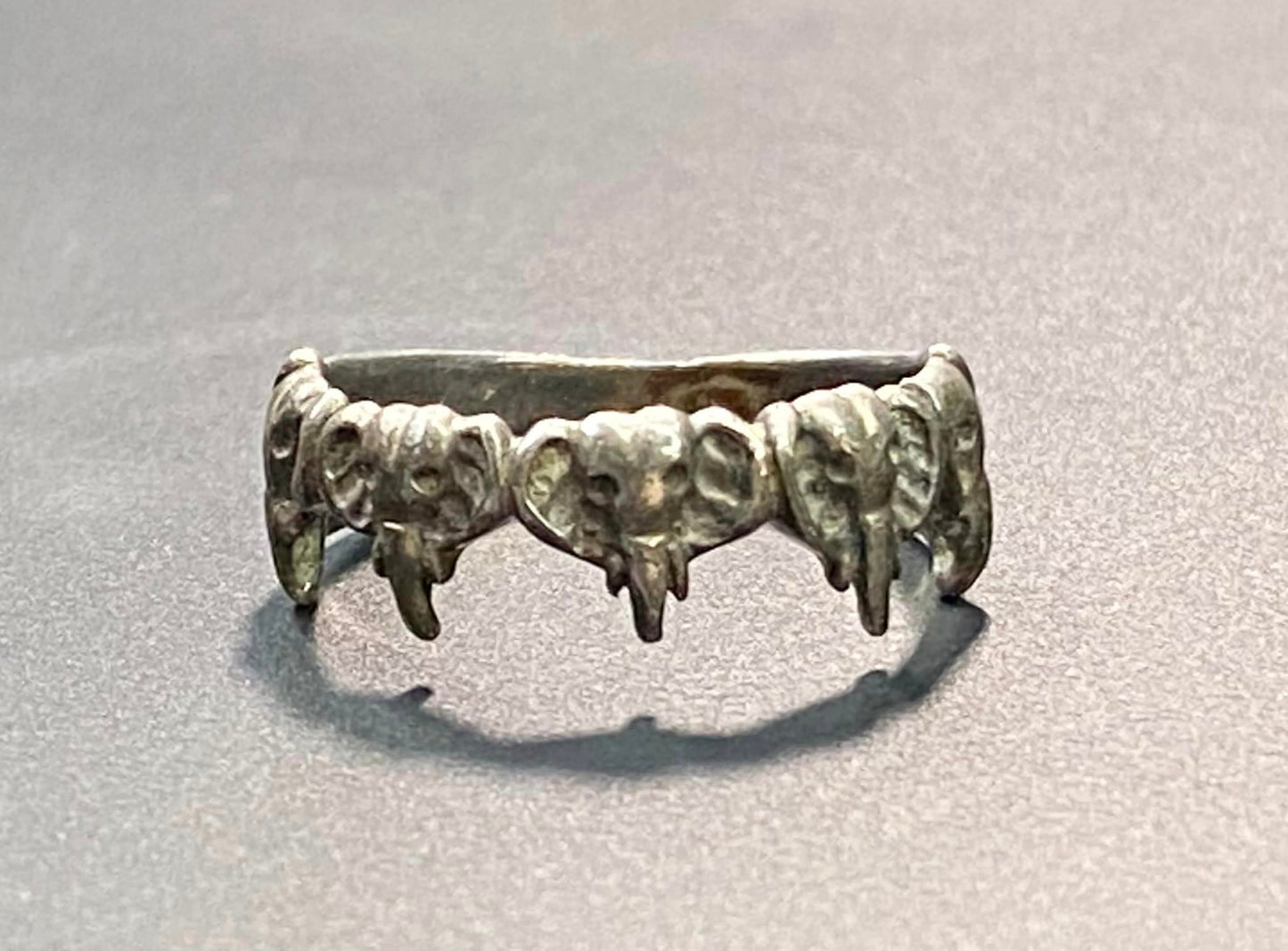 Sterling Silver Elephant Ring