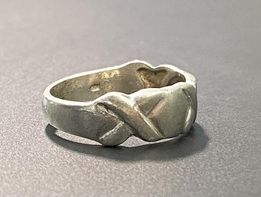 Sterling Silver XOXO Ring