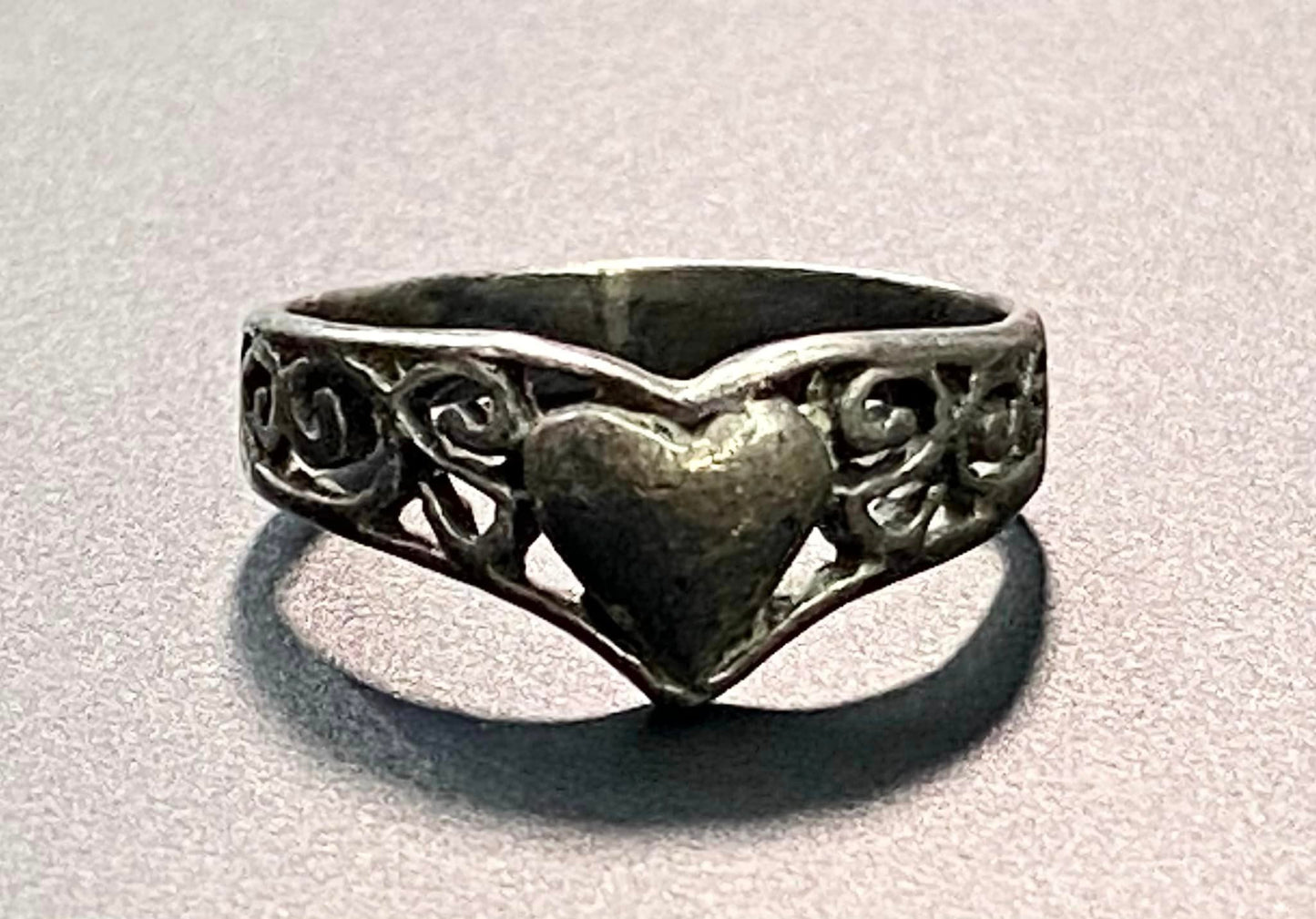 Sterling Silver Heart Ring