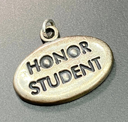 Sterling Silver Honor Student Charm or Pendant