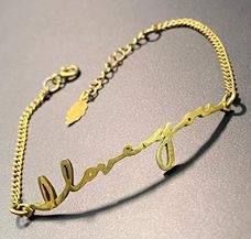 Sterling Silver Vermeil Love Bracelet