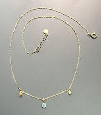 Sterling Silver Vermeil Dainty Necklace