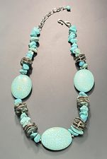 Dyed Stone Necklace