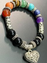 Colorful Stone Stretch Bracelet