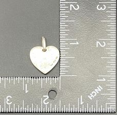 Sterling Silver Abalone Heart Pendant
