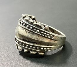 Sterling Silver Graduated Band Ring