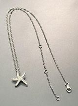 Sterling Silver Starfish Necklace