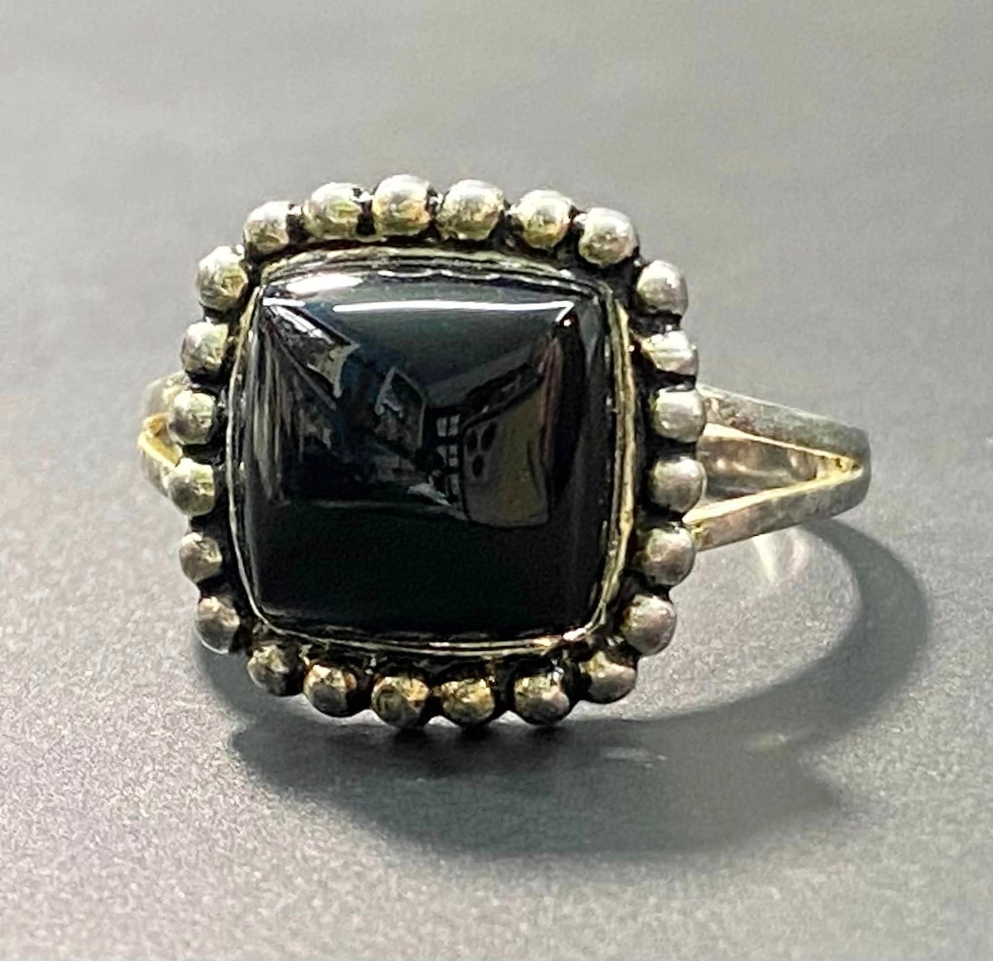 Sterling Silver Onyx Ring