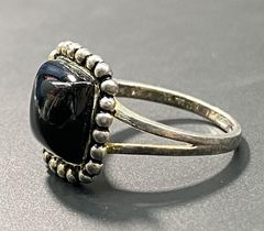 Sterling Silver Onyx Ring