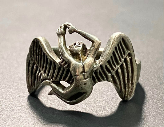 Sterling Silver Angel Ring