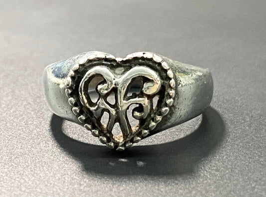 Sterling Silver Heart Ring