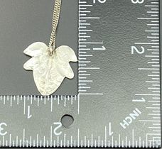 Sterling Silver Leaf Necklace