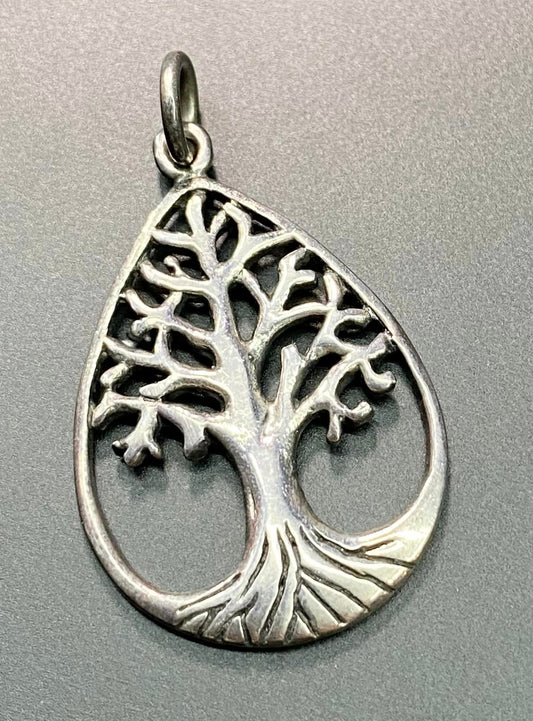 Sterling Silver Tree Pendant