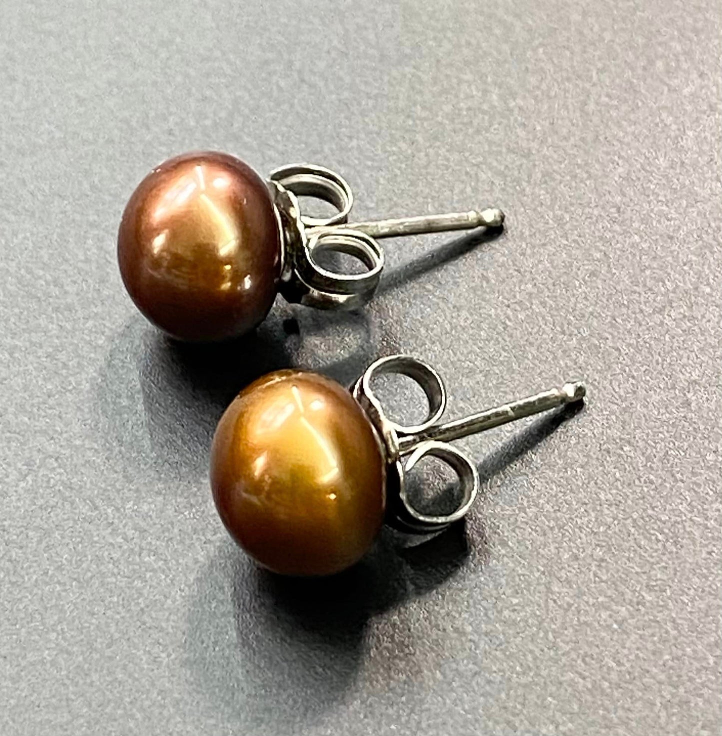 Sterling Silver Pearl Earrings